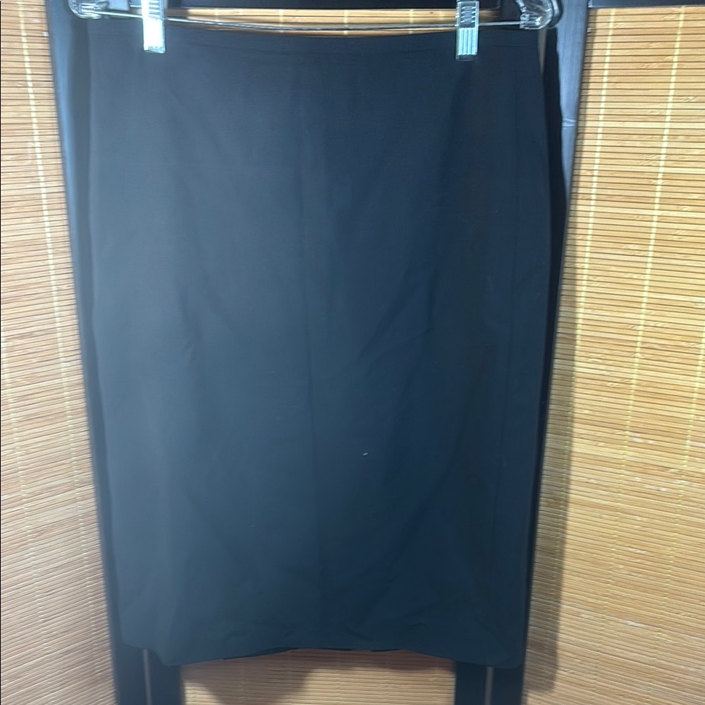 LOFT Black Pencil Skirt Knee-Length Work